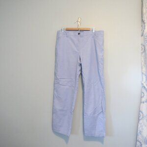 Talbots Light Blue Chambray The Perfect Chino Pants Stretch Cotton Sz 16